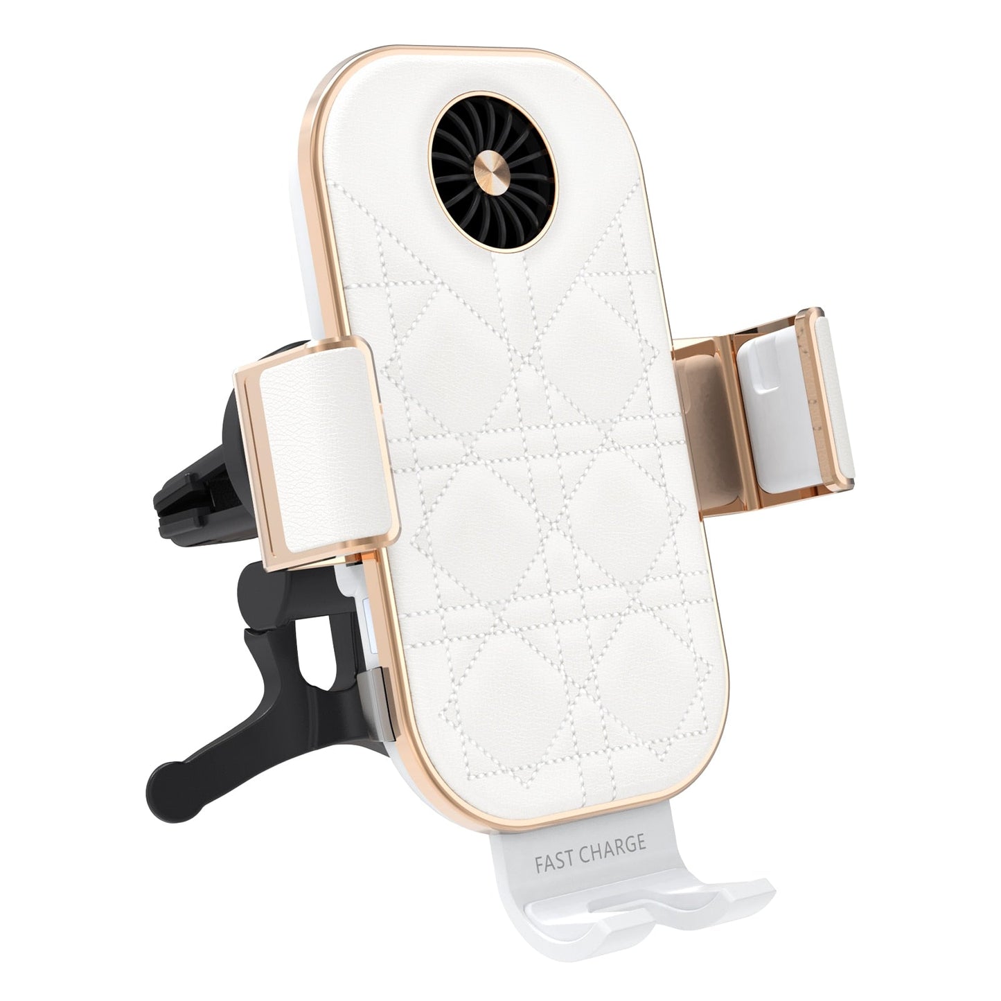 Leather Wireless Car Charger cooling fan - Z Flip Series