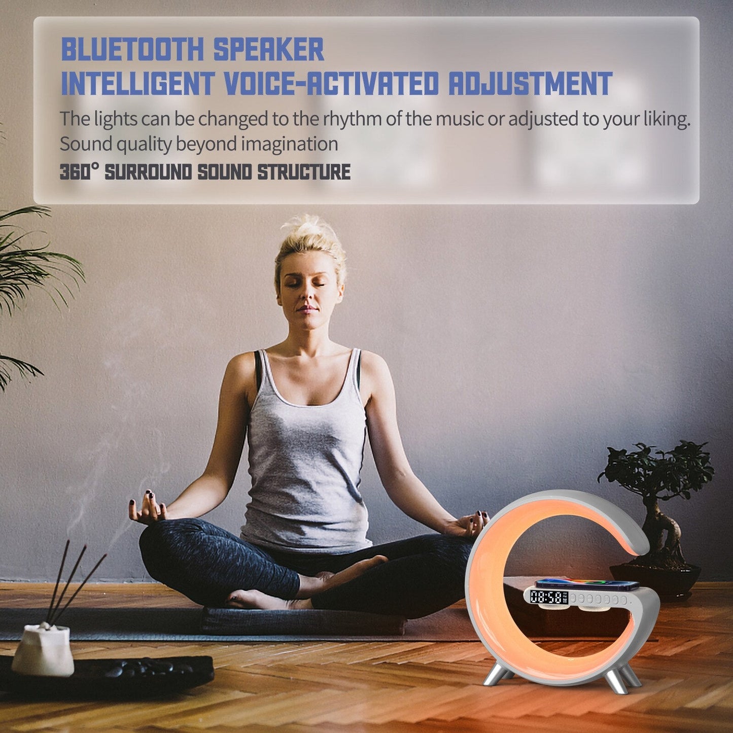 Magic 3-in-1 Wireless Charger, Night Light & Speaker