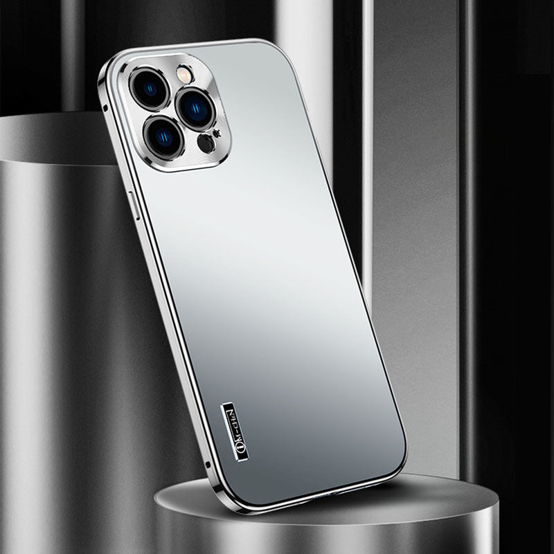 Magnetic Aluminum Alloy Metal Frame Phone Case For iPhone Series