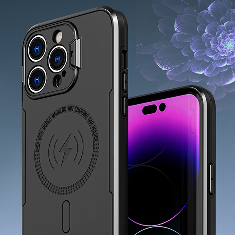 Magnetic Holder iPhone Case Lens All-Inclusive