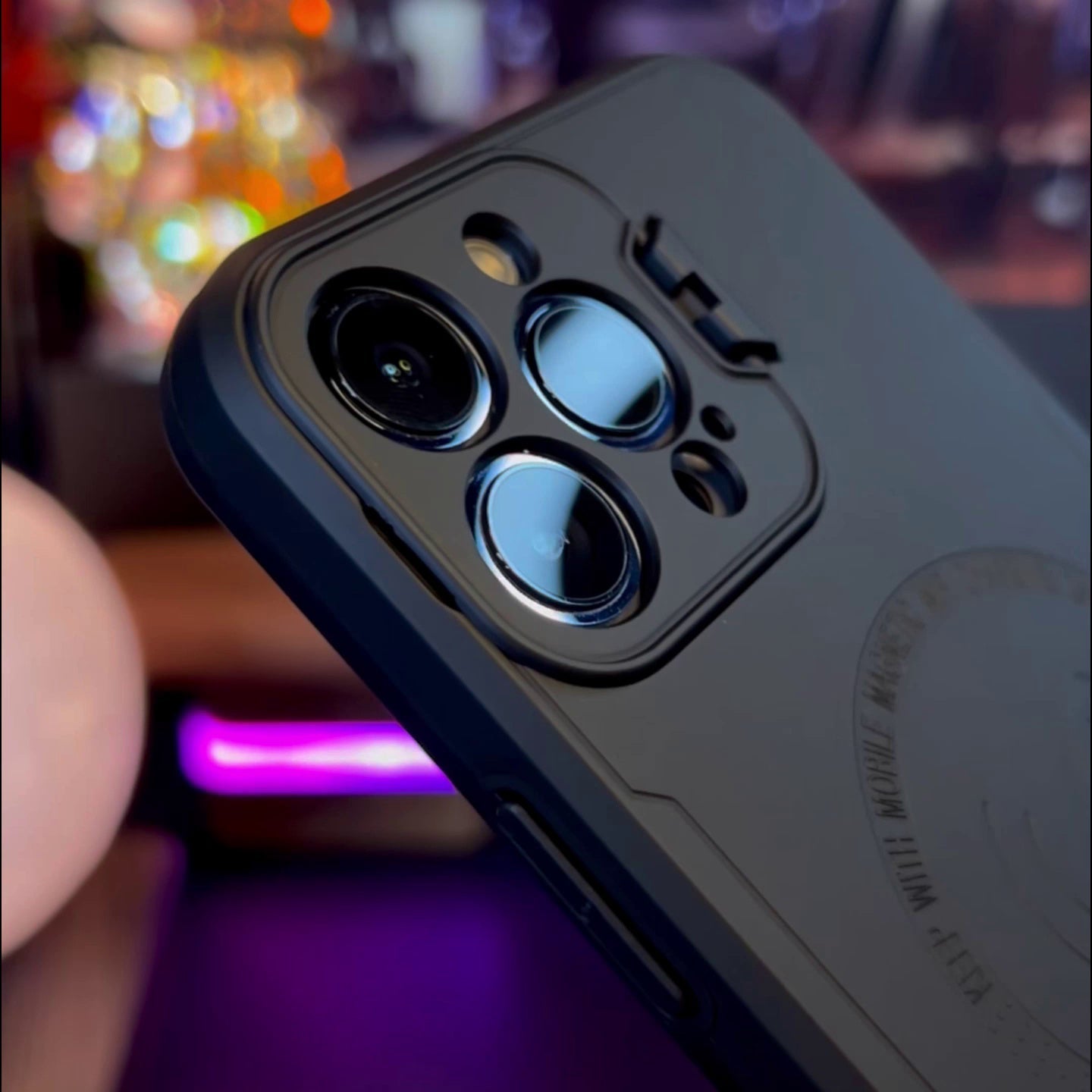 Magnetic Holder iPhone Case Lens All-Inclusive