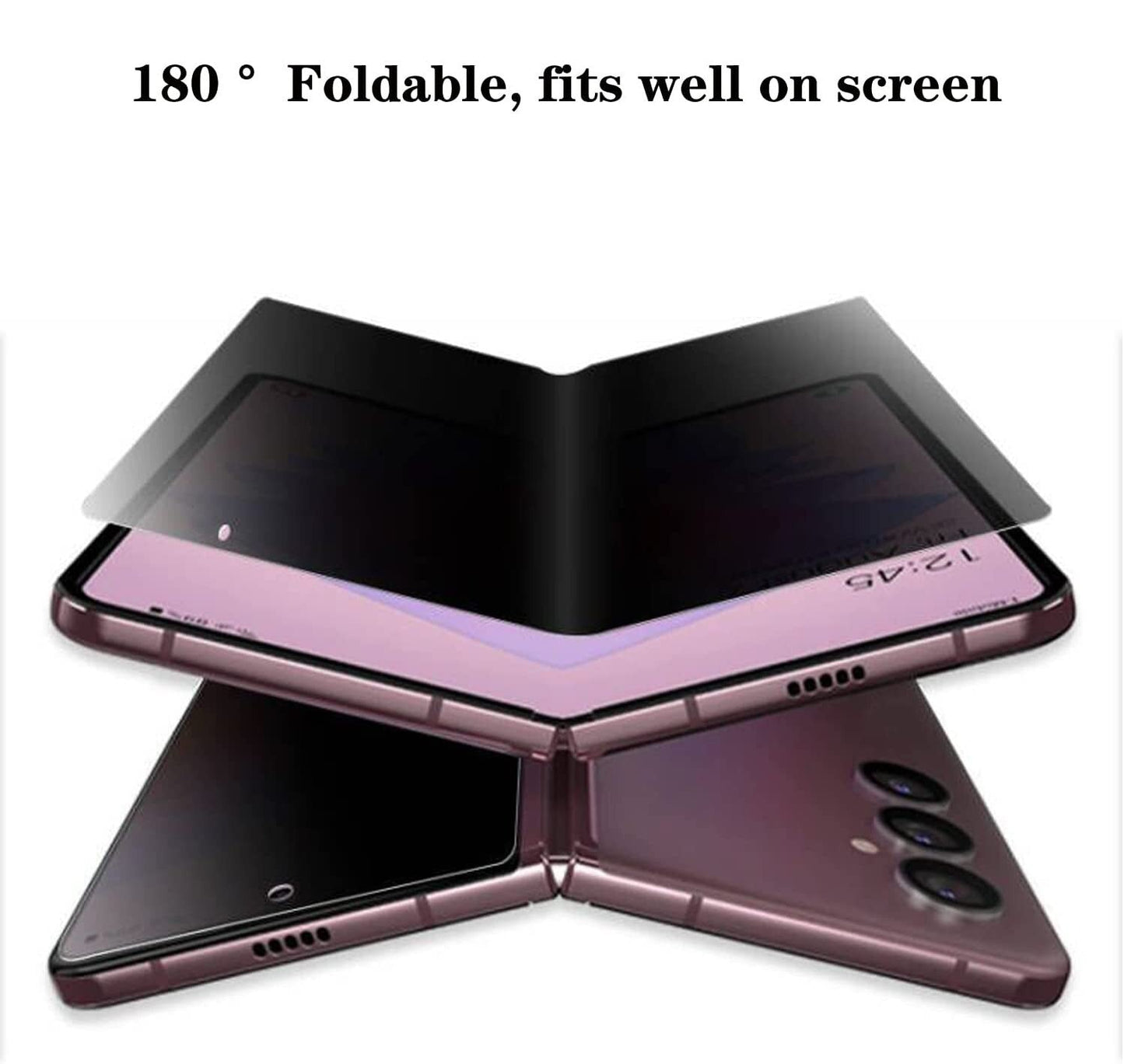 Anti-Peeping Front & Back Screen Protector - ZFOLD Series