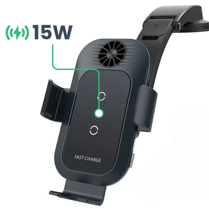 PowerGrip S25 – Dual Coil Wireless Car Charger for Samsung Galaxy S25, S24, S23 & S22