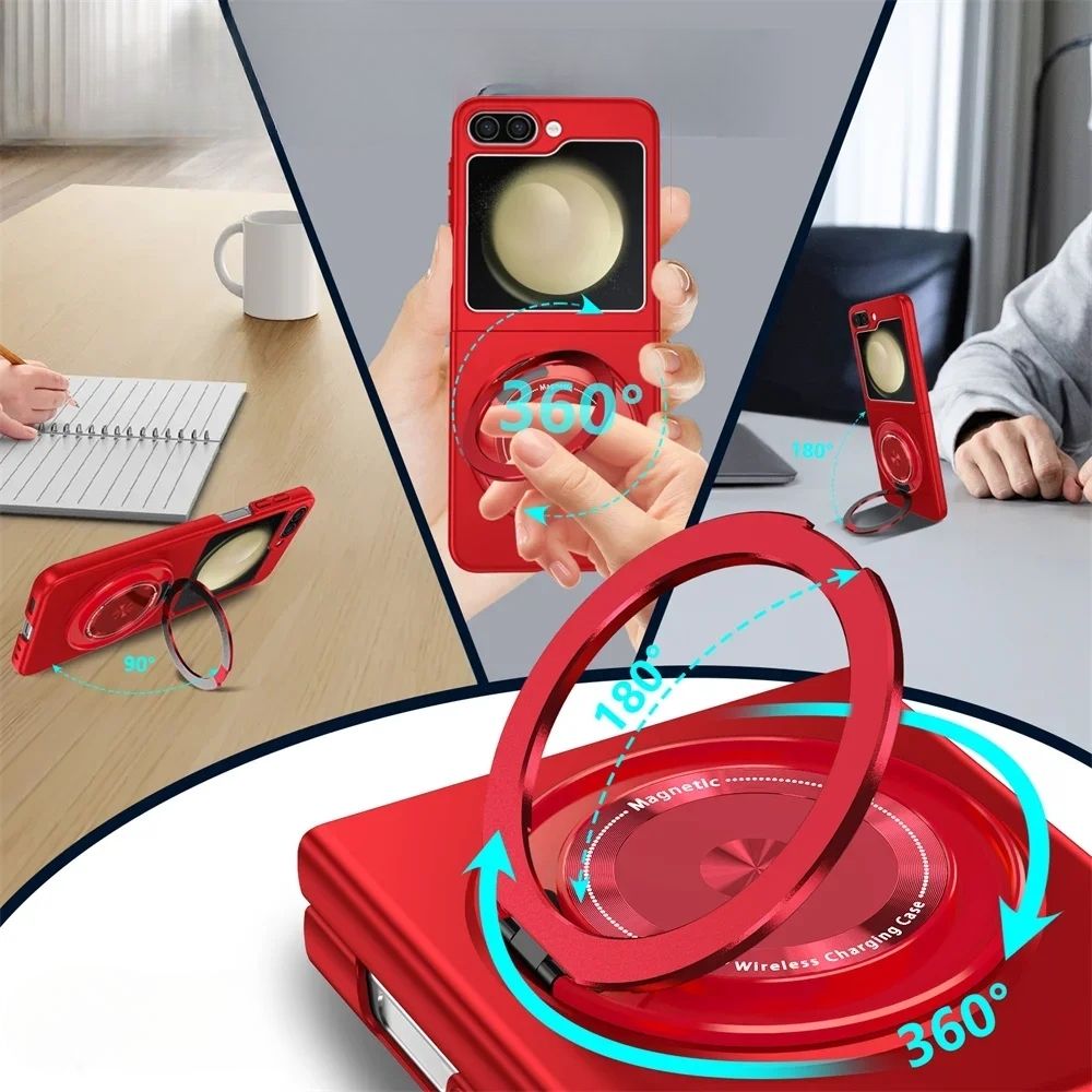 MagSafe Z Flip 6, 5, 4, 3 Ring Holder Case