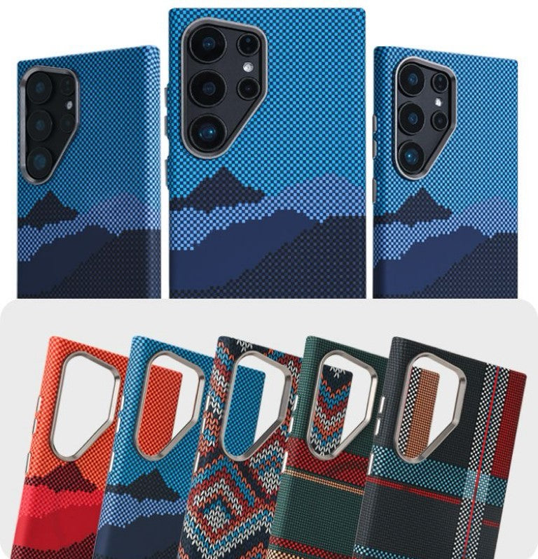 CarbonShield S25 Ultra – Ultra-Thin MagSafe Case with Carbon Fiber Texture