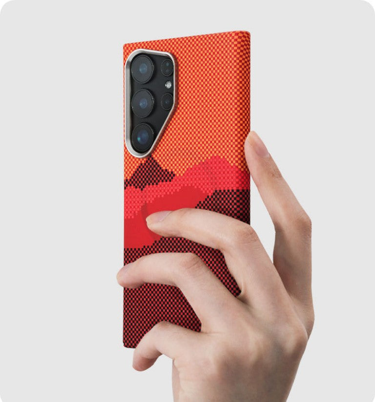 CarbonShield S25 Ultra – Ultra-Thin MagSafe Case with Carbon Fiber Texture