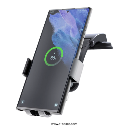 PowerGrip S25 – Dual Coil Wireless Car Charger for Samsung Galaxy S25, S24, S23 & S22