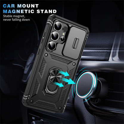 TitanArmor S25 Ultra – 360° Full-Protection Case with Magnetic Ring Stand