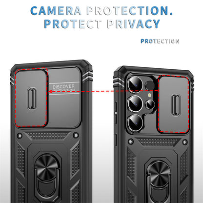 TitanArmor S25 Ultra – 360° Full-Protection Case with Magnetic Ring Stand