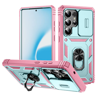 TitanArmor S25 Ultra – 360° Full-Protection Case with Magnetic Ring Stand