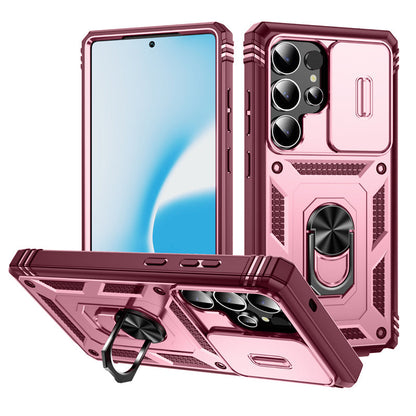 TitanArmor S25 Ultra – 360° Full-Protection Case with Magnetic Ring Stand