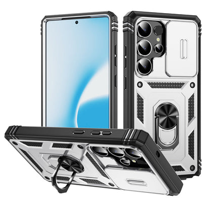 TitanArmor S25 Ultra – 360° Full-Protection Case with Magnetic Ring Stand