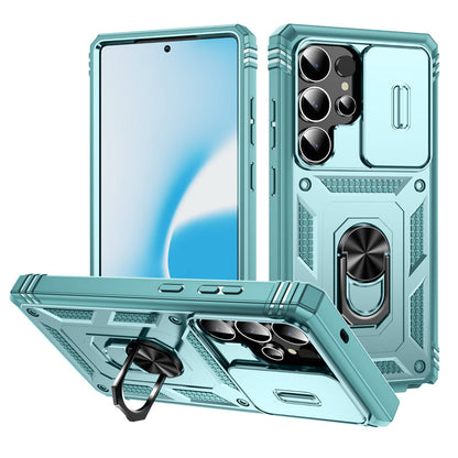 TitanArmor S25 Ultra – 360° Full-Protection Case with Magnetic Ring Stand
