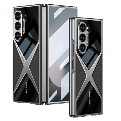 Elite Z Fold 6 PU Leather Electroplated Case