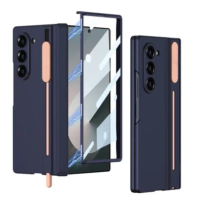 Slim Shield Z Fold 6, 5 - Magnetic Hinge & Stylus Holder Case