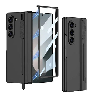 Slim Shield Z Fold 6, 5 - Magnetic Hinge & Stylus Holder Case