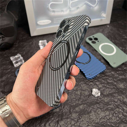 Carbon  iPhone 16, 15, 14  Pro Max MagSafe & Slim Protection Case
