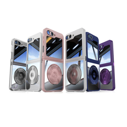 MagFlex Z Flip 6 – Magnetic Metal Case with Kickstand, Screen Protection & MagSafe