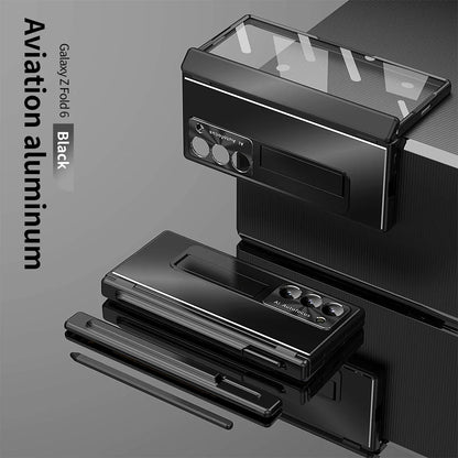Alloy Z Fold 6, 5 Pen slot, Kickstand Soft Case