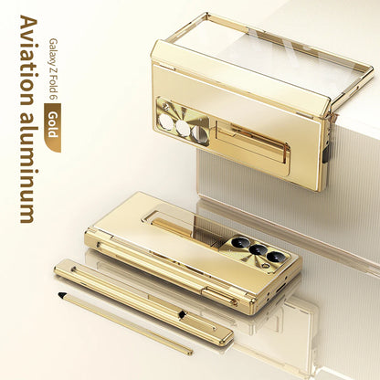Armor Z Fold 6,5,4 Magnetic Hinge Kickstand & Full Protection Case