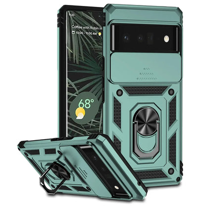 Slide Pixel 9 , 8  Military Shockproof Case with CamSlide