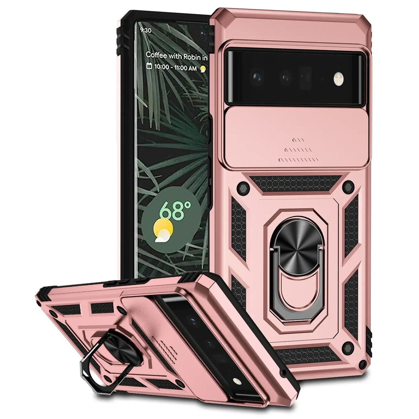 Slide Pixel 9 , 8  Military Shockproof Case with CamSlide