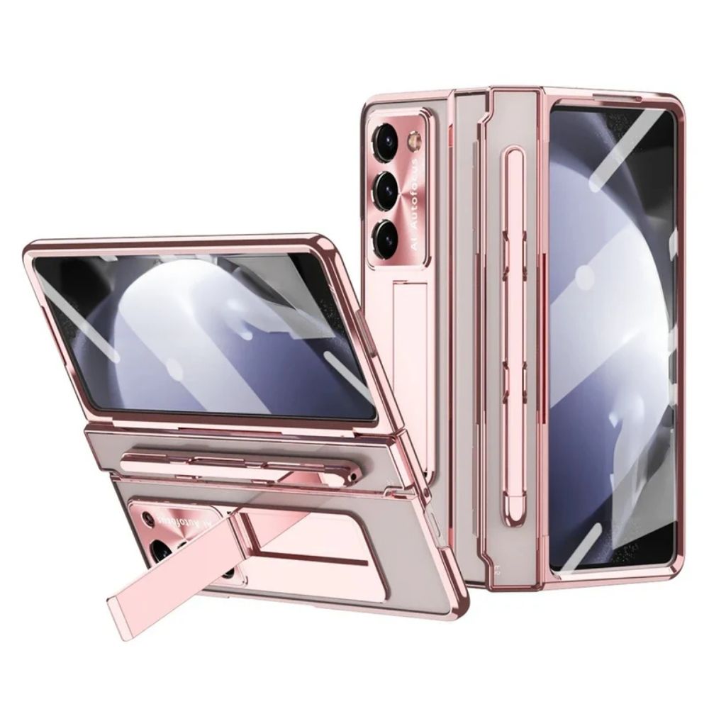 Wireless Transparent  Z Fold 6, 5, 4 Kickstand Case 2.0