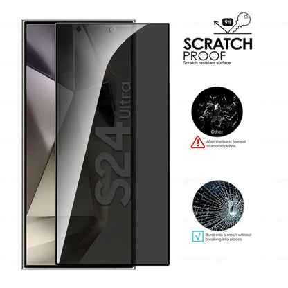 StealthGuard S25 Ultra – Privacy & Dust-Free Tempered Glass Screen Protector