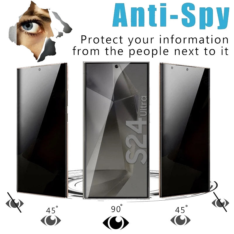 StealthGuard S25 Ultra – Privacy & Dust-Free Tempered Glass Screen Protector