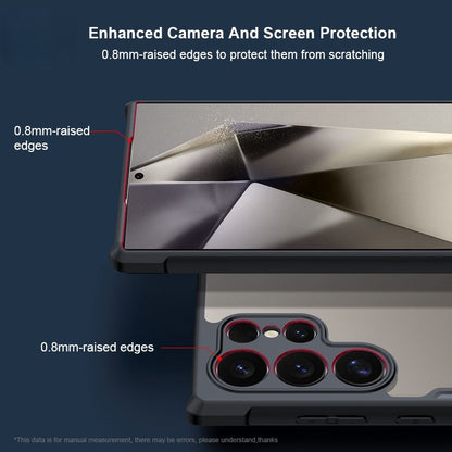 ClearShield X S25 Ultra – MagSafe-Ready Transparent Case with Airbag Protection & 360° Stand