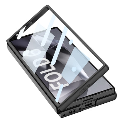 Armor Z Fold 6 PU Leather Shockproof Case