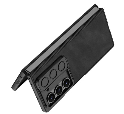 Armor Z Fold 6 PU Leather Shockproof Case