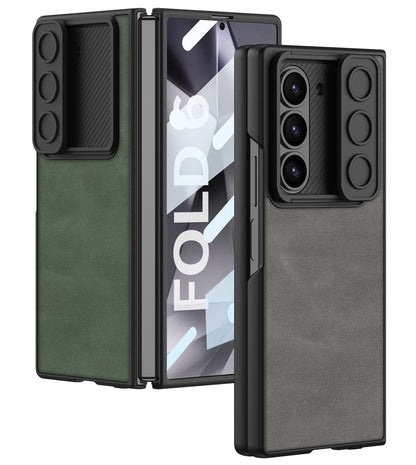 Armor Z Fold 6 PU Leather Shockproof Case