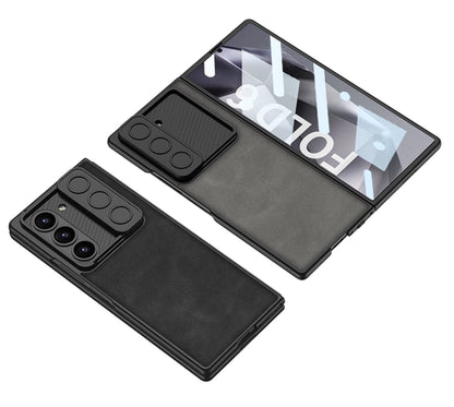 Armor Z Fold 6 PU Leather Shockproof Case