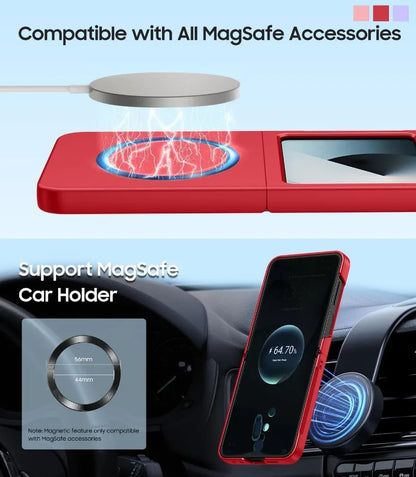 SilkShield Z Flip 6 – Ultra-Thin Matte MagSafe Case