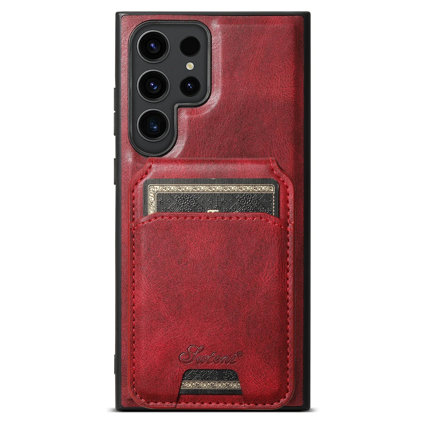 ElegantLeather Wallet Case for Samsung