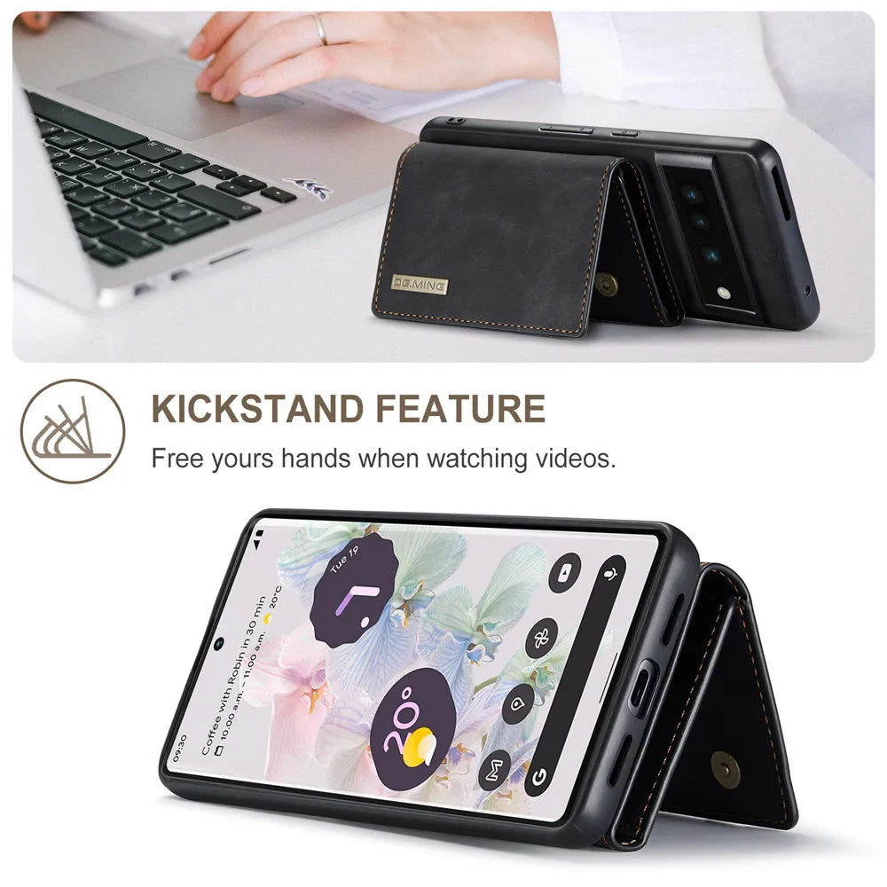 PixelMag Leather Wallet Case