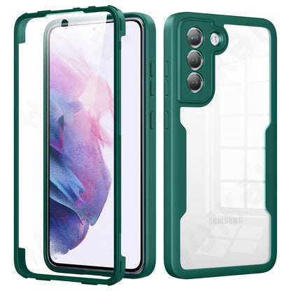FlexGuard S25 Ultra – Full-Body Shockproof Silicone Case with Screen Protection