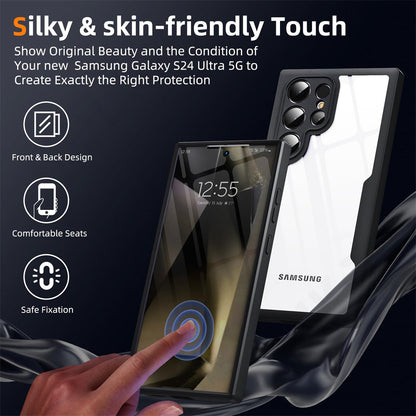 FlexGuard S25 Ultra – Full-Body Shockproof Silicone Case with Screen Protection