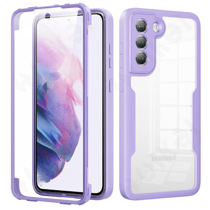 FlexGuard S25 Ultra – Full-Body Shockproof Silicone Case with Screen Protection