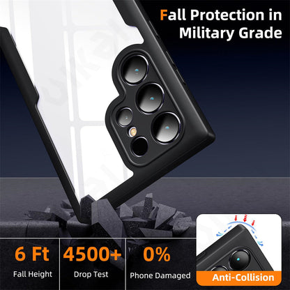 FlexGuard S25 Ultra – Full-Body Shockproof Silicone Case with Screen Protection