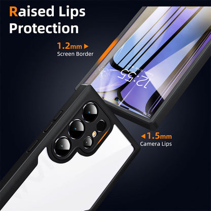FlexGuard S25 Ultra – Full-Body Shockproof Silicone Case with Screen Protection