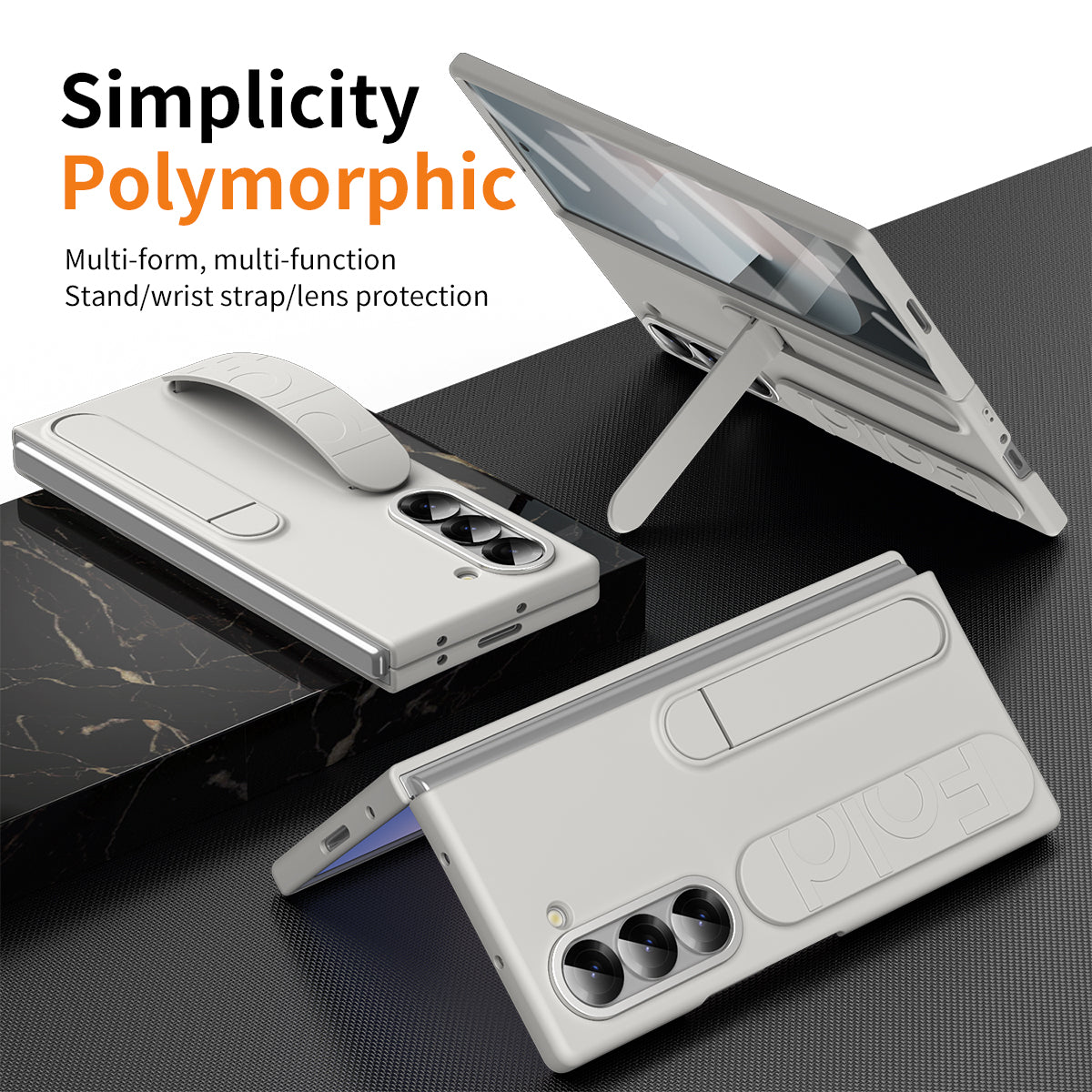 Elastic Strap Z Fold 6, 5 and 4 Elastic Strap,  Kickstand Case