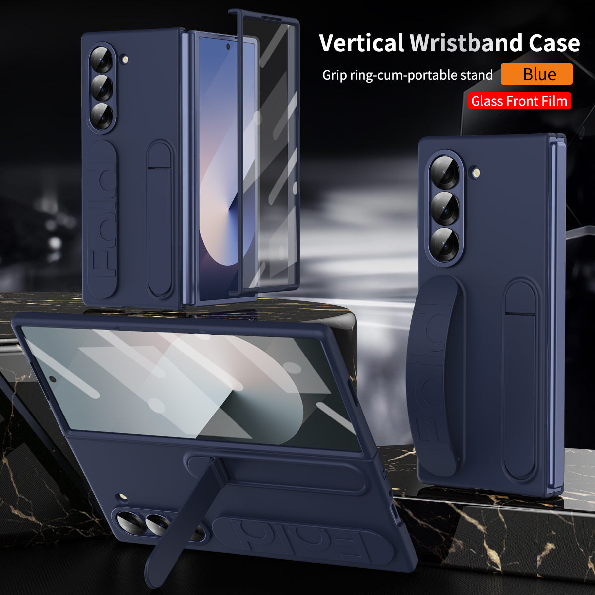 Elastic Strap Z Fold 6, 5 and 4 Elastic Strap,  Kickstand Case