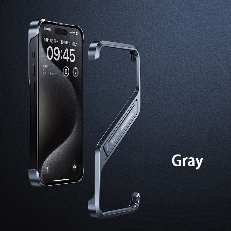 Aluminum  iPhone 16, 15, 14 Pro Max Heat Dissipation & Invisible Kickstand Case