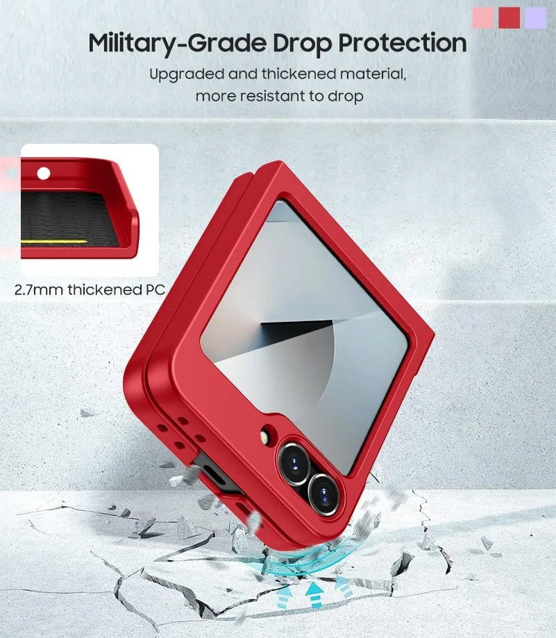 SilkShield Z Flip 6 – Ultra-Thin Matte MagSafe Case