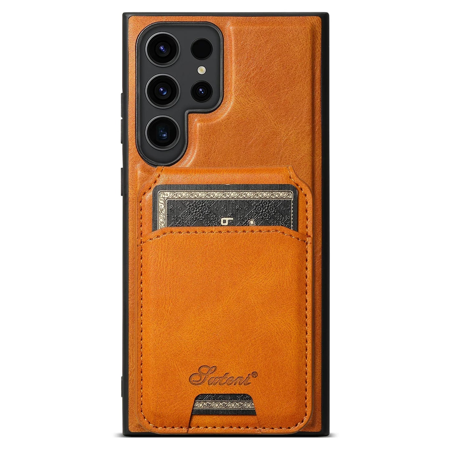 ElegantLeather Wallet Case for Samsung