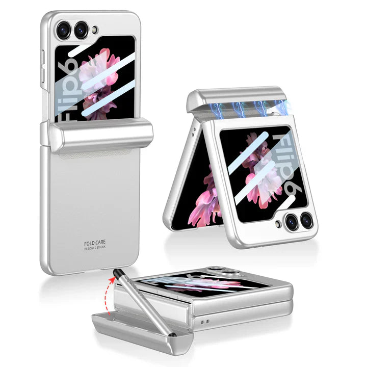 Stylus Shield Z Flip 6, 5 Case with HD Screen Protection