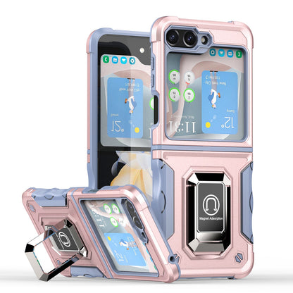 Defender Z Flip 6, 5, 4, 3 Defender Case Military-Grade with Magnetic Stand
