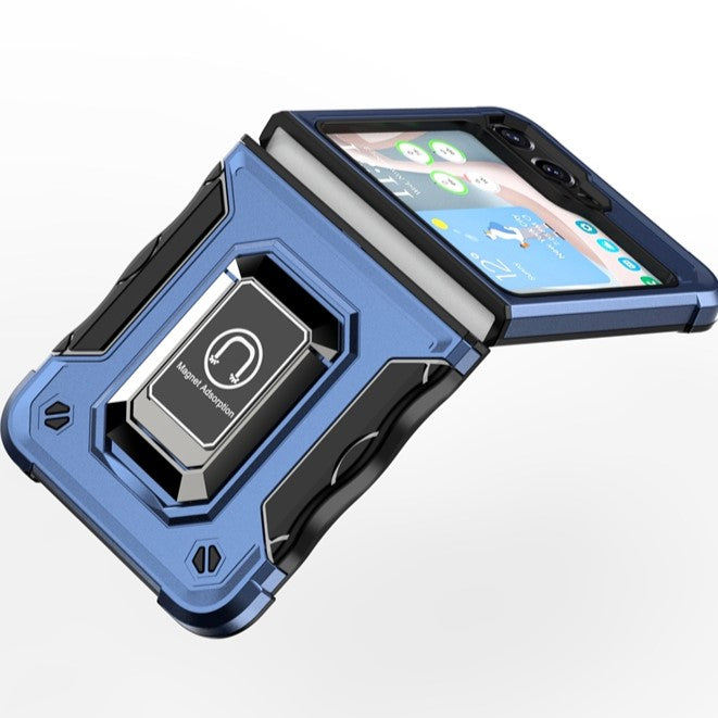 Defender Z Flip 6, 5, 4, 3 Defender Case Military-Grade with Magnetic Stand